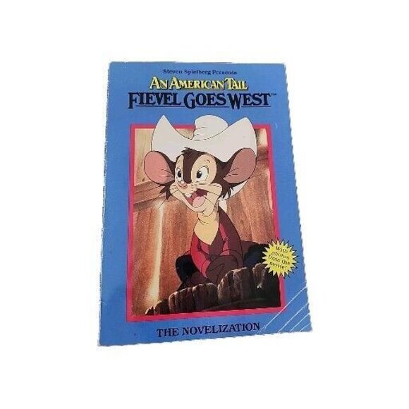 Vtg An American Tail Fievel Goes West Fievel To The Rescue Paperback Book 1991 - Picture 1 of 13